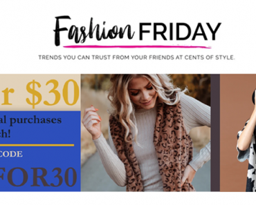 Fashion Friday at Cents of Style! Trendy Wardrobe Pieces – Just 3 for $30! Plus FREE shipping!