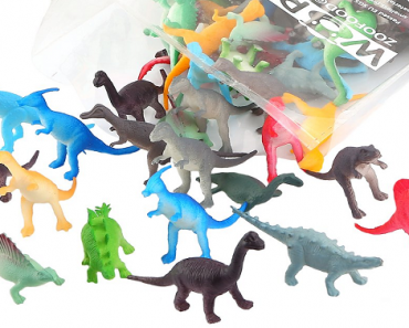 72 Piece Mini Dinosaur Toy Set Only $9.48!
