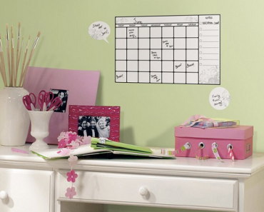 RoomMates Dry Erase Calendar Peel and Stick Wall Decal Only $3.30!