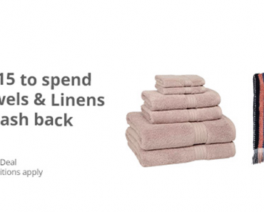 Another Awesome Freebie! Get a FREE $15 to spend on Towels and Linens at Target from TopCashBack!