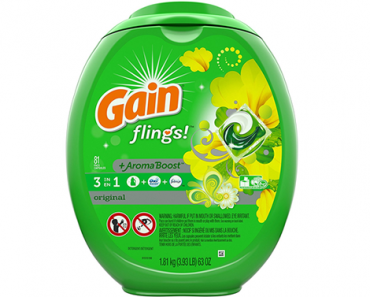 Gain Flings Laundry Detergent Pacs – Original Scent – 81 Count – Just $12.98!