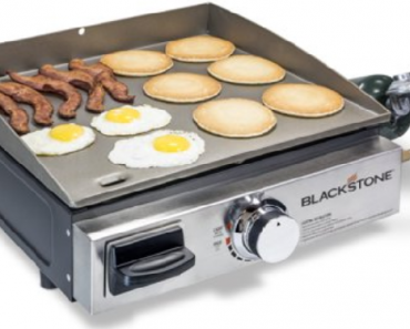 Blackstone 17″ Table Top Griddle With Stainless Steel Front Only $70 Shipped! Great Reviews!
