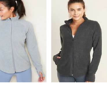 Old Navy: Women’s Micro Performance Fleece Zip Jackets Only $8.00! 6 Colors to Choose From! Today Only!