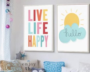 Live Life Happy Print – Only $8.98!