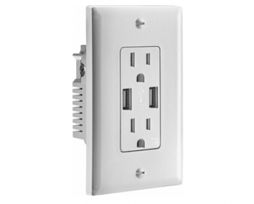 Insignia 3.6A USB Charger Wall Outlet – Just $9.99!