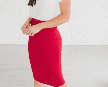 Everyday Pencil Skirt – Only $13.99!