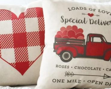 Valentine’s Pillow Covers – Only $15.99!