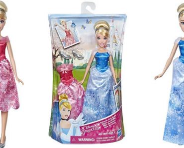 Disney Princess Summer Day Styles Cinderella Doll Set Only $6.61!