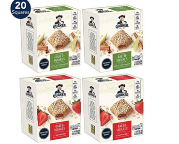 Quaker Baked Squares, Soft Baked Bars (Pack of 4) Only $7.50 Shipped!