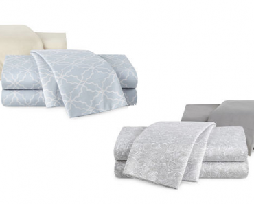 Home Expressions 2pk Microfiber Easy Care Wrinkle Resistant Sheet Set Only $22.49!