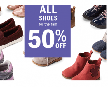 Old Navy: Take up to 50% off Shoes for the Whole Family! Today Only!
