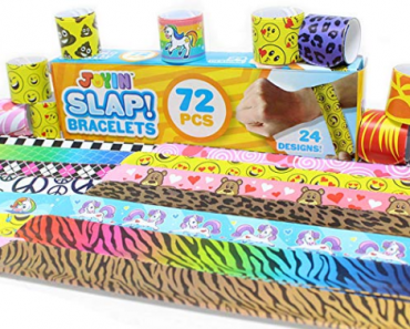 JOYIN Toy Slap Bracelets (72 Count) Only $10.95! Grab These for School Valentine’s!