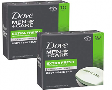 Dove Men+Care Body and Face Bar, Extra Fresh, 4 Ounce, 20 Count Only $13.55 Shipped!