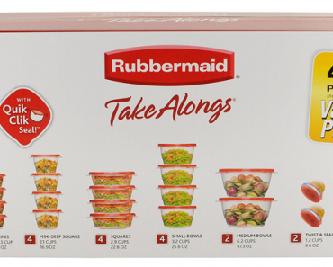 Rubbermaid TakeAlongs Food Storage Container, 40-Piece Set – Just $9.98!