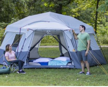 Ozark Trail 17′ x 15′ Person Instant Hexagon Cabin Tent, Sleeps 11 Only $105 Shipped! (Reg. $200)