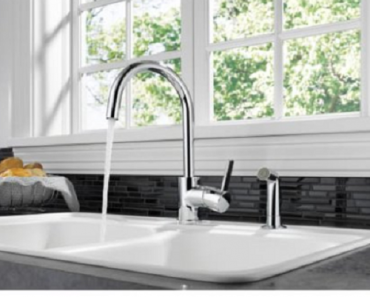 Peerless Precept Single Handle Kitchen Faucet with Side Sprayer in Chrome Only $54.99 Shipped! (Reg. $150)