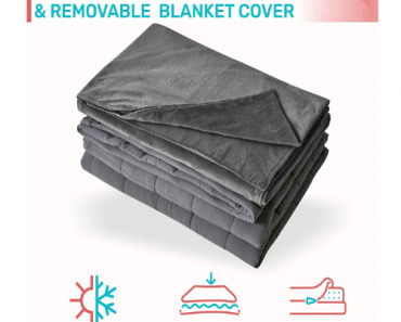 Sleep Mantra Weighted Blanket with Washable Cover Only $35.99 w/ clippable coupon! (Reg. $60)