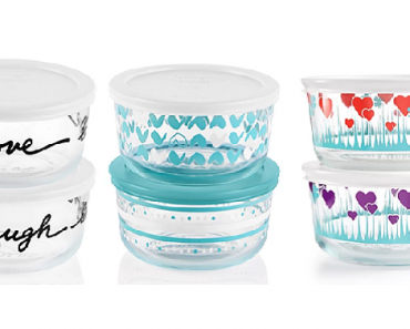 Pyrex Decorated 4-Piece Food Storage Sets Only $9.99! (Reg. $25)