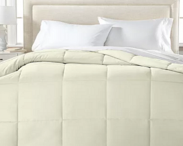 Royal Luxe Lightweight Microfiber Color Down Alternative Comforter- Any Size- Only $19.99! (Reg. $110)