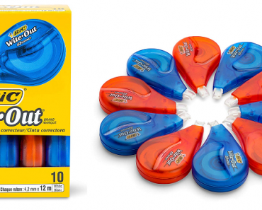 BIC Wite-Out Brand EZ Correction Tape 10 Count Only $8.93 Shipped!