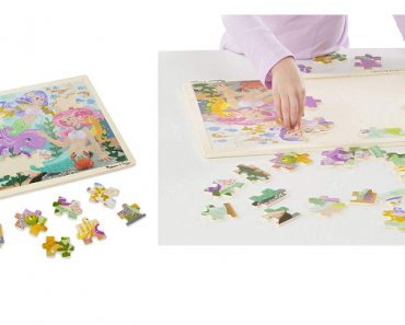 Melissa & Doug Mermaid Fantasea Wooden Jigsaw Puzzle (48 Pieces) Only $6.79!