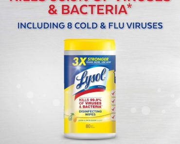 Lysol Disinfecting Wipes 320-ct Pack ONLY $8.86!