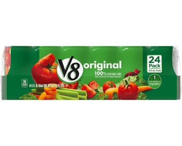 V8  Original 100% Vegetable Juice, 5.5 oz. Can (Pack of 24)—$9.54!