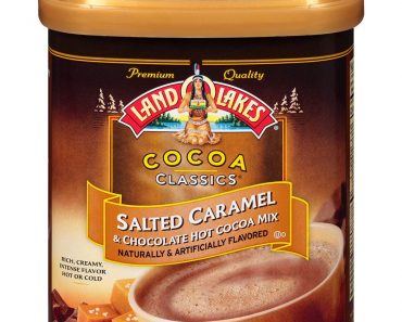 Land O Lakes Canister Hot Cocoa Mix, Salted Caramel, 14.8 Ounce—$4.70!