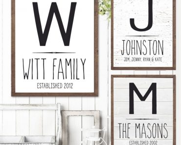 Personalized Rustic or Modern Name Art Only $5.99!