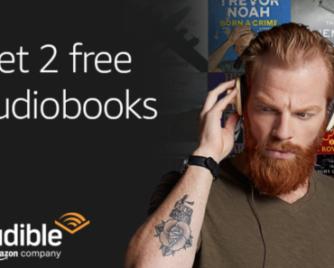 Two FREE Audiobooks With 1-Month FREE Trial Of Audible!