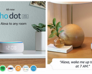 All-New Echo Dot (3rd Gen) – Smart Speaker With Clock $29.99! (Reg. $49.99)