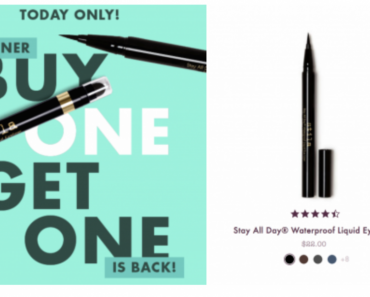 Stila Cosmetics: Buy One Eyeliner Get One FREE Today Only!