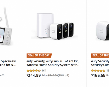 Save Up To 30% On eufy Home Security Systems Today Only At Amazon!