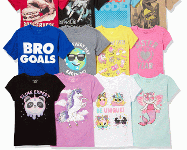 Kids’ Graphic Tees From $1.99!