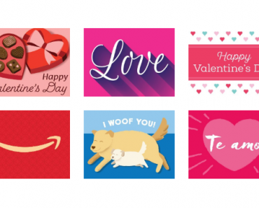 Does your Valentine need an Amazon gift card? Email or print for gift giving!