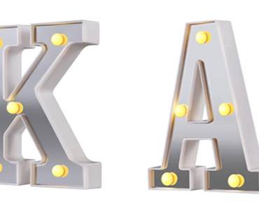 LED Marquee Letter Lights – Just $6.88!