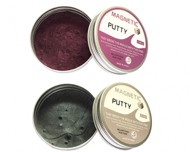 2 Pack Purple and Silver Magnetic Putty – Just $9.99! Perfect for STEM experiments!