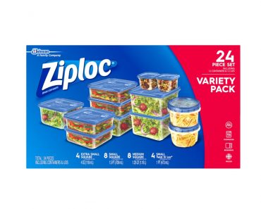 Ziploc Variety Pack 12 Containers / Lids Set Just $6.78!