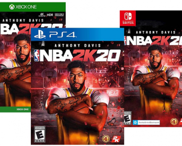 NBA 2K20 Standard Edition for PlayStation 4, Xbox One or Nintendo Switch – Just $24.99!