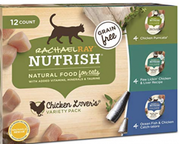 Rachael Ray Nutrish Wet Cat Food, 2.8 Ounce Cups, Grain Free Only $6.06 Shipped! (Reg. $12)