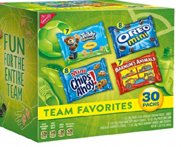 Nabisco Team Favorites Mix – Variety Pack with Cookies & Crackers (30 Count Box) Only $6 Shipped!