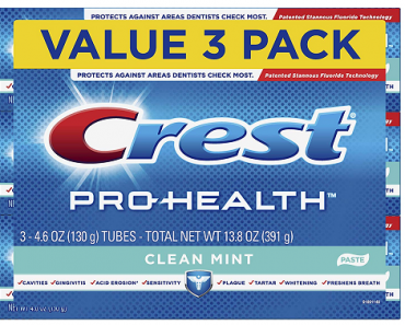 Crest Pro-Health Smooth Formula Toothpaste (3 Count) Only $4.65 Shipped!