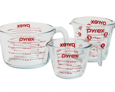 Pyrex 3-Piece Glass Measuring Cup Set – Just $11.99!