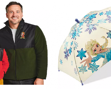 HOT! Shop Disney: Take up to 40% off + FREE Shipping! Disney Umbrellas Only $6.98, Kids Fleece Jackets Only $12.98 Shipped! HOT! Shop Disney: Take up to 40% off + FREE Shipping! Disney Umbrellas Only $6.98, Kids Fleece Jackets Only $12.98 Shipped!