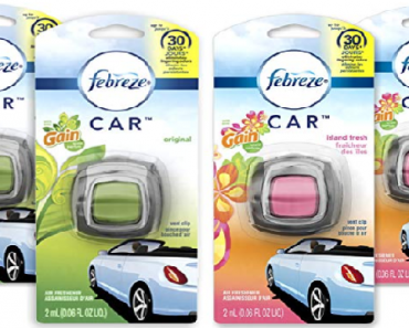 Febreze Car Air Freshener (4 Count.06 fl oz) Only $6.45 Shipped! (Reg. $14)