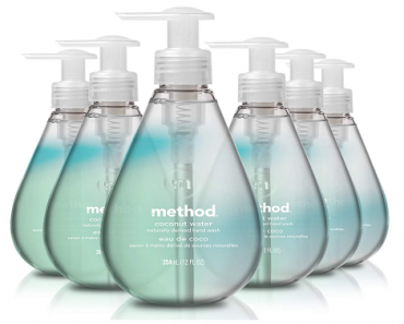 Method Gel Hand Wash (Coconut Water) 6 Pack Only $12.18 Shipped!