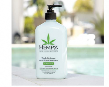 Hempz Natural Triple Moisture Herbal Whipped Body Creme with 100% Pure Hemp Seed Oil Only $7.68 Shipped!
