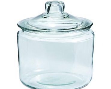 Anchor Heritage Hill Glass Jar With Lid, 3 Quart – Only $12.49!