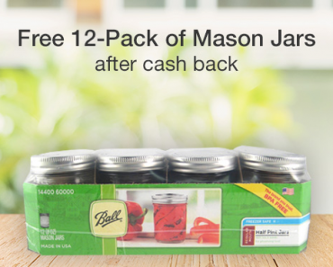 LAST DAY! Don’t Miss This Awesome Freebie! Get a FREE 12-Pack of Mason Jars from TopCashBack!