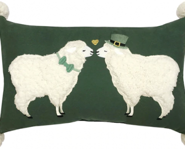 Celebrate St. Patrick’s Day Together Kissing Sheep Throw Pillow – Just $16.79! Kohl’s 20% Off! Earn Kohl’s Cash! Spend Kohl’s Cash! Earn Triple Points!